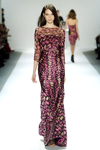 Carlos Miele, Fall/Winter 2012. New York Fashion Week 2012. [Photo by Stephen Lovekin/Getty Images for Mercedes-Benz Fashion Week]