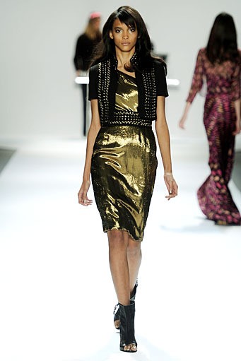 Carlos Miele, Fall/Winter 2012. New York Fashion Week 2012. [Photo by Stephen Lovekin/Getty Images for Mercedes-Benz Fashion Week]