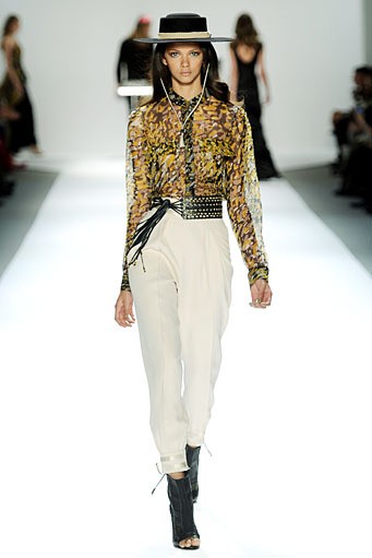 Carlos Miele, Fall/Winter 2012. New York Fashion Week 2012. [Photo by Stephen Lovekin/Getty Images for Mercedes-Benz Fashion Week]