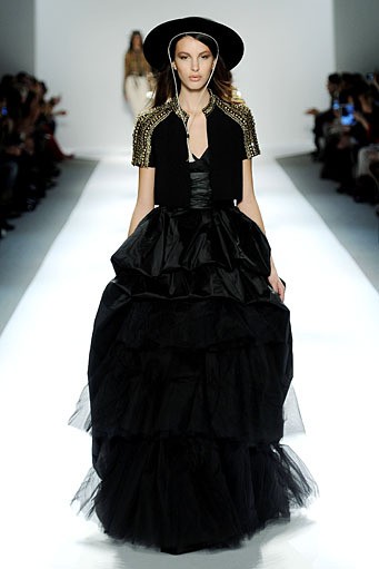 Carlos Miele, Fall/Winter 2012. New York Fashion Week 2012. [Photo by Stephen Lovekin/Getty Images for Mercedes-Benz Fashion Week]