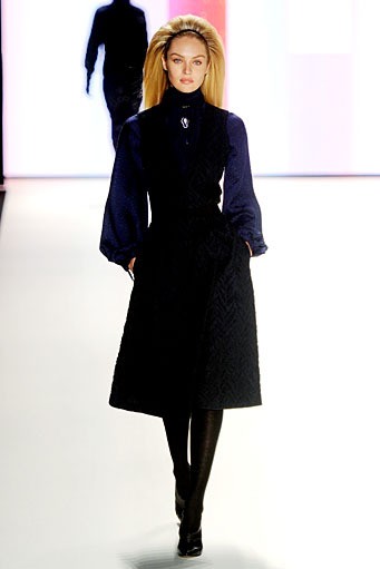 Carolina Herrera, Fall/Winter 2012. New York Fashion Week 2012. [Photo by Frazer Harrison/Getty Images for Mercedes-Benz Fashion Week]