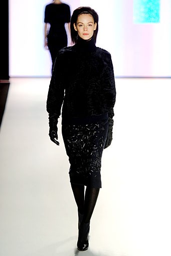 Carolina Herrera, Fall/Winter 2012. New York Fashion Week 2012. [Photo by Frazer Harrison/Getty Images for Mercedes-Benz Fashion Week]