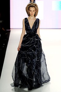 Carolina Herrera, Fall/Winter 2012. New York Fashion Week 2012. [Photo by Frazer Harrison/Getty Images for Mercedes-Benz Fashion Week]