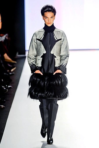 Carolina Herrera, Fall/Winter 2012. New York Fashion Week 2012. [Photo by Frazer Harrison/Getty Images for Mercedes-Benz Fashion Week]