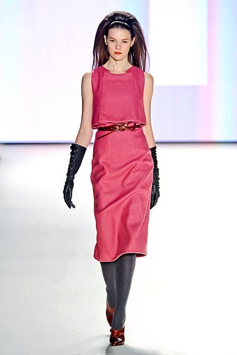 Carolina Herrera, Fall/Winter 2012. New York Fashion Week 2012. [Photo by Frazer Harrison/Getty Images for Mercedes-Benz Fashion Week]