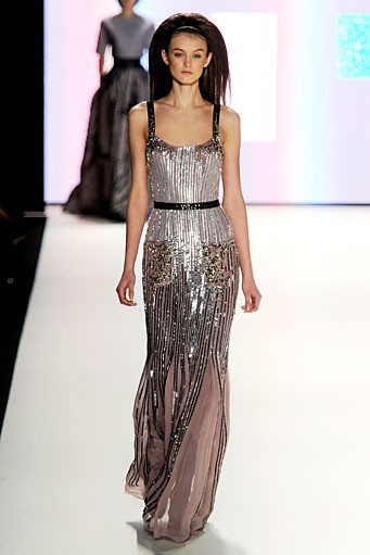 Carolina Herrera, Fall/Winter 2012. New York Fashion Week 2012. [Photo by Frazer Harrison/Getty Images for Mercedes-Benz Fashion Week]