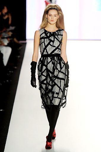 Carolina Herrera, Fall/Winter 2012. New York Fashion Week 2012. [Photo by Frazer Harrison/Getty Images for Mercedes-Benz Fashion Week]