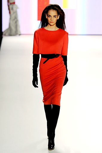 Carolina Herrera, Fall/Winter 2012. New York Fashion Week 2012. [Photo by Frazer Harrison/Getty Images for Mercedes-Benz Fashion Week]