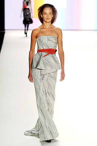 Carolina Herrera, Fall/Winter 2012. New York Fashion Week 2012. [Photo by Frazer Harrison/Getty Images for Mercedes-Benz Fashion Week]