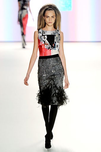 Carolina Herrera, Fall/Winter 2012. New York Fashion Week 2012. [Photo by Frazer Harrison/Getty Images for Mercedes-Benz Fashion Week]