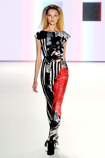 Carolina Herrera, Fall/Winter 2012. New York Fashion Week 2012. [Photo by Frazer Harrison/Getty Images for Mercedes-Benz Fashion Week]