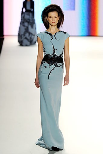 Carolina Herrera, Fall/Winter 2012. New York Fashion Week 2012. [Photo by Frazer Harrison/Getty Images for Mercedes-Benz Fashion Week]