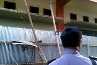 Diduga kuat, ventilasi itu digunakan tersangka untuk melarikan diri. Robert/detikNews.