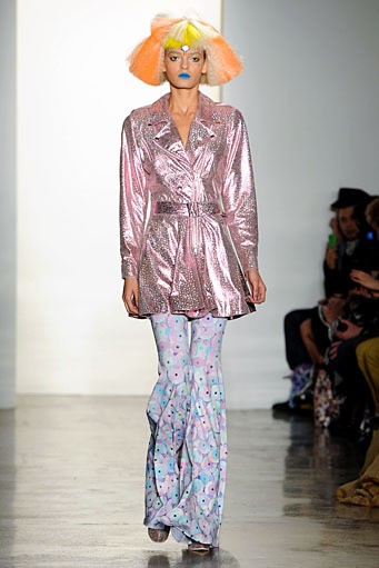 Jeremy Scott, Fall/Winter 2012. New York Fashion Week 2012. [Photo by Slaven Vlasic/Getty Images]
