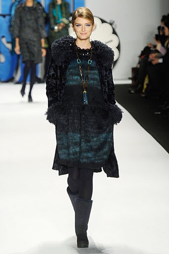 Anna Sui. Fall/Winter 2012. New York Fashion Week FW 2012. [Photo by Frazer Harrison/Getty Images for Mercedes-Benz Fashion Week]