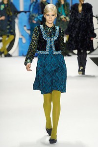 Anna Sui. Fall/Winter 2012. New York Fashion Week FW 2012. [Photo by Frazer Harrison/Getty Images for Mercedes-Benz Fashion Week]