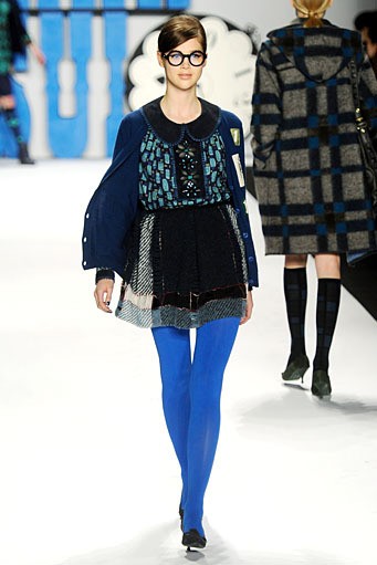 Anna Sui. Fall/Winter 2012. New York Fashion Week FW 2012. [Photo by Frazer Harrison/Getty Images for Mercedes-Benz Fashion Week]