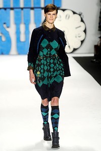 Anna Sui. Fall/Winter 2012. New York Fashion Week FW 2012. [Photo by Frazer Harrison/Getty Images for Mercedes-Benz Fashion Week]