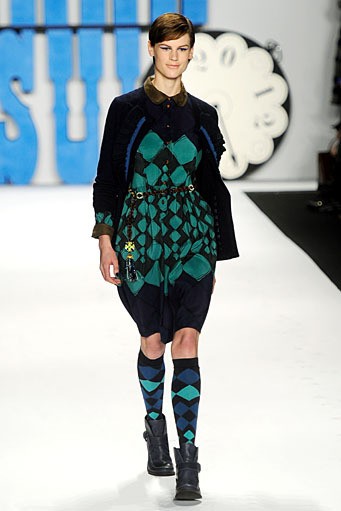 Anna Sui. Fall/Winter 2012. New York Fashion Week FW 2012. [Photo by Frazer Harrison/Getty Images for Mercedes-Benz Fashion Week]