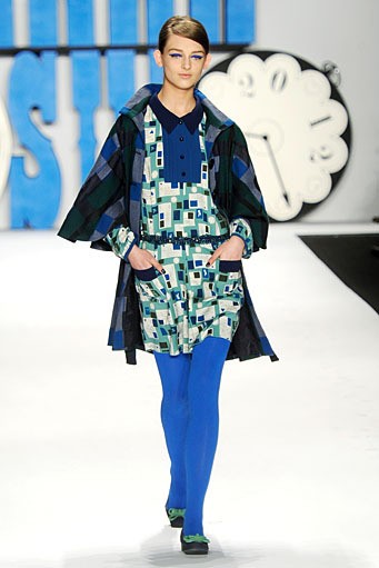 Anna Sui. Fall/Winter 2012. New York Fashion Week FW 2012. [Photo by Frazer Harrison/Getty Images for Mercedes-Benz Fashion Week]