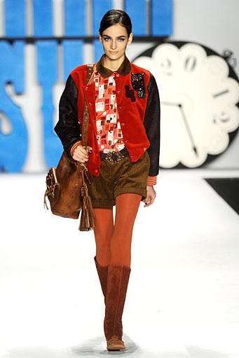 Anna Sui. Fall/Winter 2012. New York Fashion Week FW 2012. [Photo by Frazer Harrison/Getty Images for Mercedes-Benz Fashion Week]