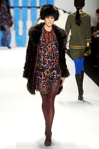 Anna Sui. Fall/Winter 2012. New York Fashion Week FW 2012. [Photo by Frazer Harrison/Getty Images for Mercedes-Benz Fashion Week]