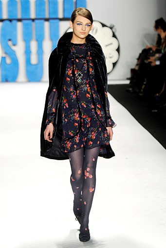 Anna Sui. Fall/Winter 2012. New York Fashion Week FW 2012. [Photo by Frazer Harrison/Getty Images for Mercedes-Benz Fashion Week]