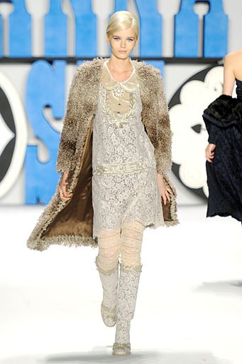 Anna Sui, Fall/Winter 2012. (Photo by Frazer Harrison/Getty Images for Mercedes-Benz Fashion Week)