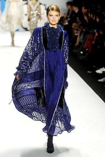 Anna Sui. Fall/Winter 2012. New York Fashion Week FW 2012. [Photo by Frazer Harrison/Getty Images for Mercedes-Benz Fashion Week]