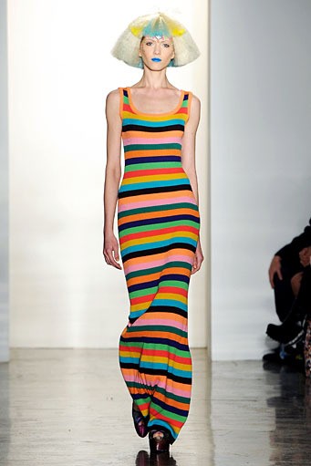 Jeremy Scott, Fall/Winter 2012. New York Fashion Week 2012. [Photo by Slaven Vlasic/Getty Images]