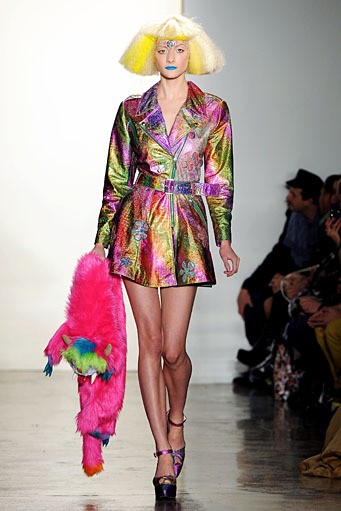Jeremy Scott, Fall/Winter 2012. New York Fashion Week 2012. [Photo by Slaven Vlasic/Getty Images]