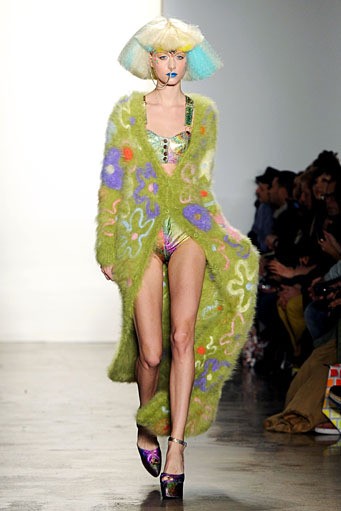 Jeremy Scott, Fall/Winter 2012. New York Fashion Week 2012. [Photo by Slaven Vlasic/Getty Images]