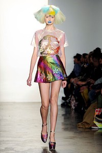 Jeremy Scott, Fall/Winter 2012. New York Fashion Week 2012. [Photo by Slaven Vlasic/Getty Images]