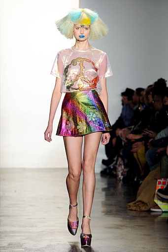 Jeremy Scott, Fall/Winter 2012. New York Fashion Week 2012. [Photo by Slaven Vlasic/Getty Images]