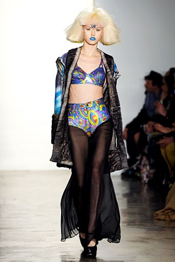 Jeremy Scott, Fall/Winter 2012. New York Fashion Week 2012. [Photo by Slaven Vlasic/Getty Images]