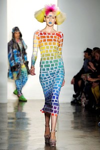 Jeremy Scott, Fall/Winter 2012. New York Fashion Week 2012. [Photo by Slaven Vlasic/Getty Images]