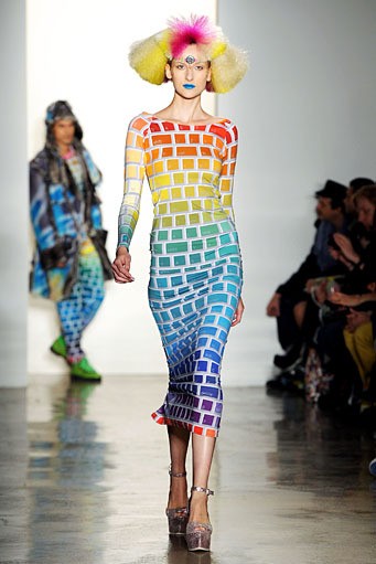 Jeremy Scott, Fall/Winter 2012. New York Fashion Week 2012. [Photo by Slaven Vlasic/Getty Images]