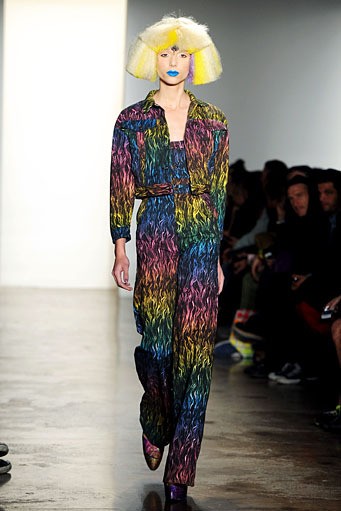 Jeremy Scott, Fall/Winter 2012. New York Fashion Week 2012. [Photo by Slaven Vlasic/Getty Images]