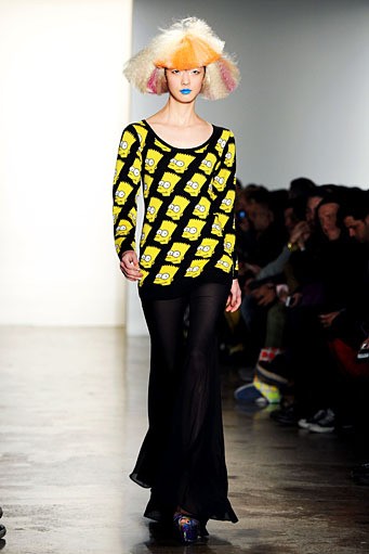 Jeremy Scott, Fall/Winter 2012. New York Fashion Week 2012. [Photo by Slaven Vlasic/Getty Images]