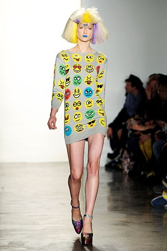 Jeremy Scott, Fall/Winter 2012. New York Fashion Week 2012. [Photo by Slaven Vlasic/Getty Images]