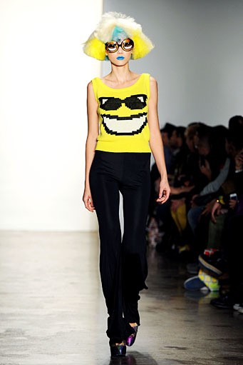 Jeremy Scott, Fall/Winter 2012. New York Fashion Week 2012. [Photo by Slaven Vlasic/Getty Images]
