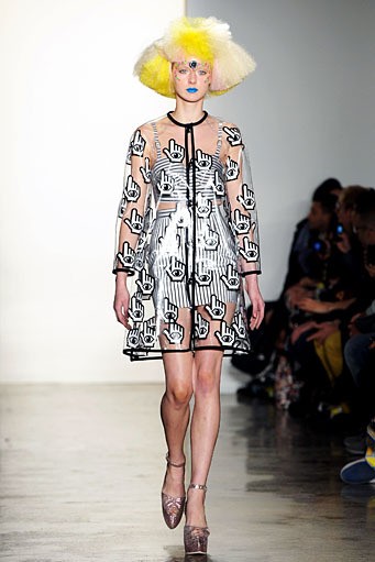 Jeremy Scott, Fall/Winter 2012. New York Fashion Week 2012. [Photo by Slaven Vlasic/Getty Images]