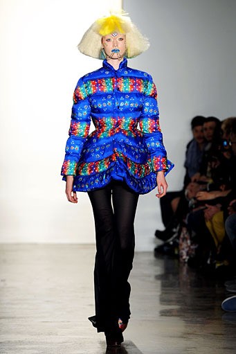 Jeremy Scott, Fall/Winter 2012. New York Fashion Week 2012. [Photo by Slaven Vlasic/Getty Images]