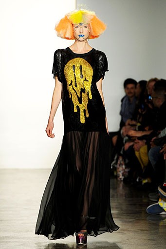 Jeremy Scott, Fall/Winter 2012. New York Fashion Week 2012. [Photo by Slaven Vlasic/Getty Images]