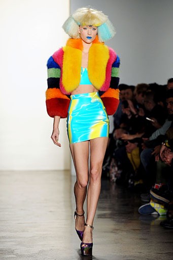 Jeremy Scott, Fall/Winter 2012. New York Fashion Week 2012. [Photo by Slaven Vlasic/Getty Images]