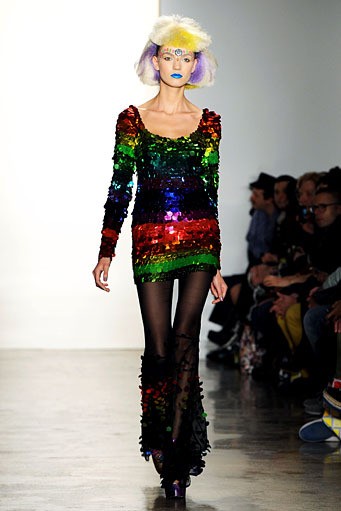 Jeremy Scott, Fall/Winter 2012. New York Fashion Week 2012. [Photo by Slaven Vlasic/Getty Images]