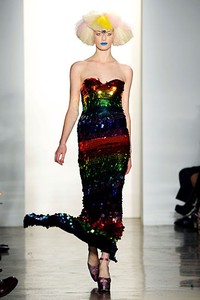 Jeremy Scott, Fall/Winter 2012. New York Fashion Week 2012. [Photo by Slaven Vlasic/Getty Images]