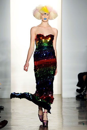 Jeremy Scott, Fall/Winter 2012. New York Fashion Week 2012. [Photo by Slaven Vlasic/Getty Images]