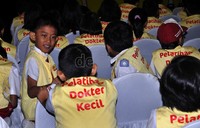 Program kompetisi dokter kecil ini rencananya akan dilaksanakan di 350 sekolah dasar.