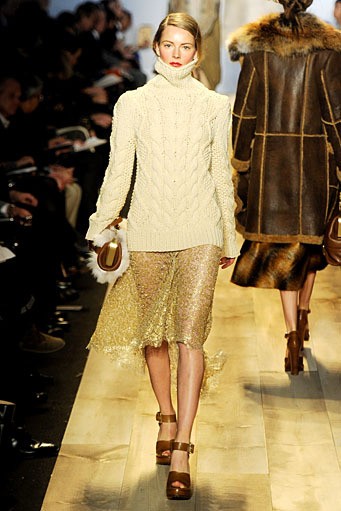 Michael Kors, Fall/Winter 2012. New York Fashion Week 2012. [Photo by Frazer Harrison/Getty Images for Michael Kors]